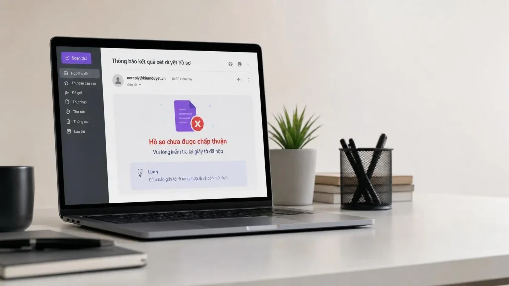 Hồ sơ đăng ký điều kiện nhận canva pro miễn phí bị từ chối
